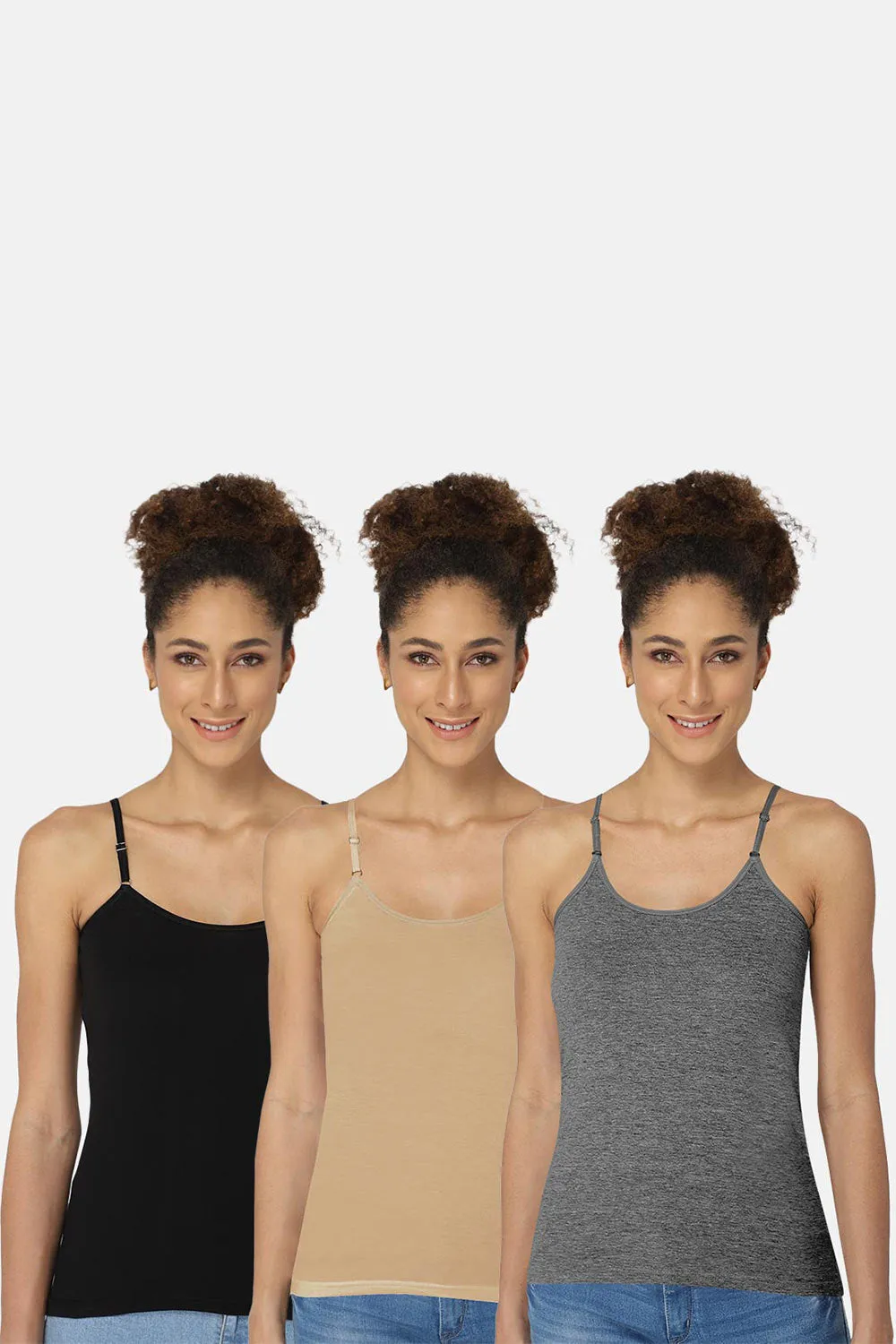 Intimacy Camisole-Slip Special Combo Pack - In08 - Pack of 3 - C52