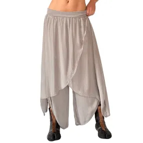 Italian Silk Slate Pants (XS/S)