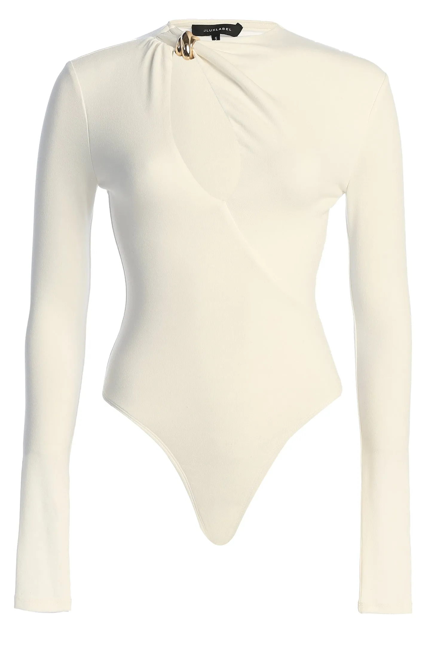 Ivory Maddison Cutout Bodysuit