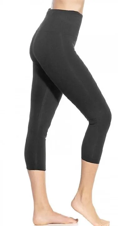 Last Chance Size Small | Lysse Control Premium Capri Leggings in Black