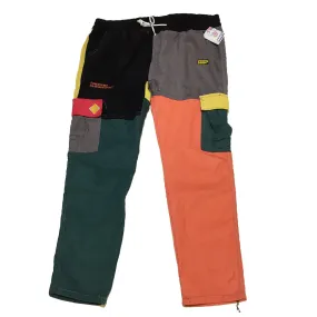 LAST ONE Color Block Corduroy Cargo Pants