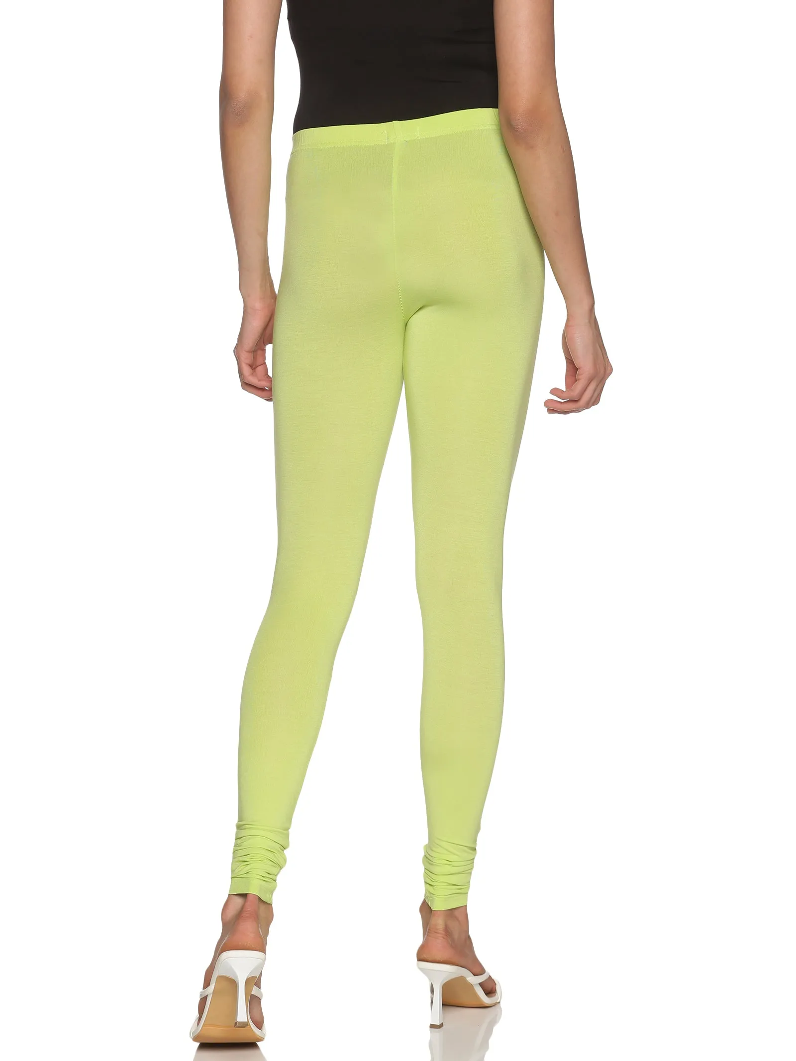 Lime green churidar