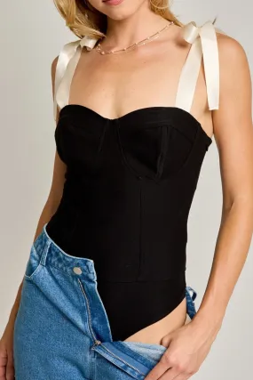 Linny Bodysuit in Black