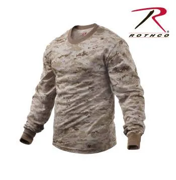 Long Sleeve Digital Camo T-Shirt