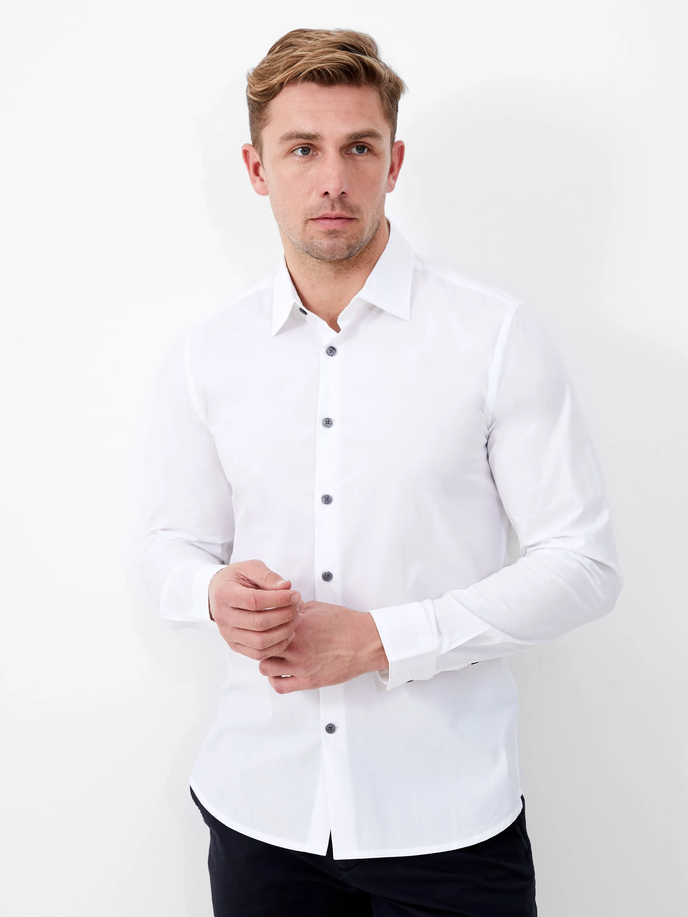 Long Sleeve Poplin Shirt