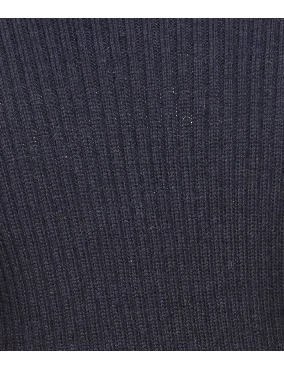 Long Sleeved Navy ]Jumper - M