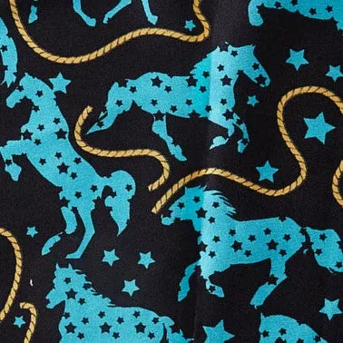 Louche Horse Scarf - Navy