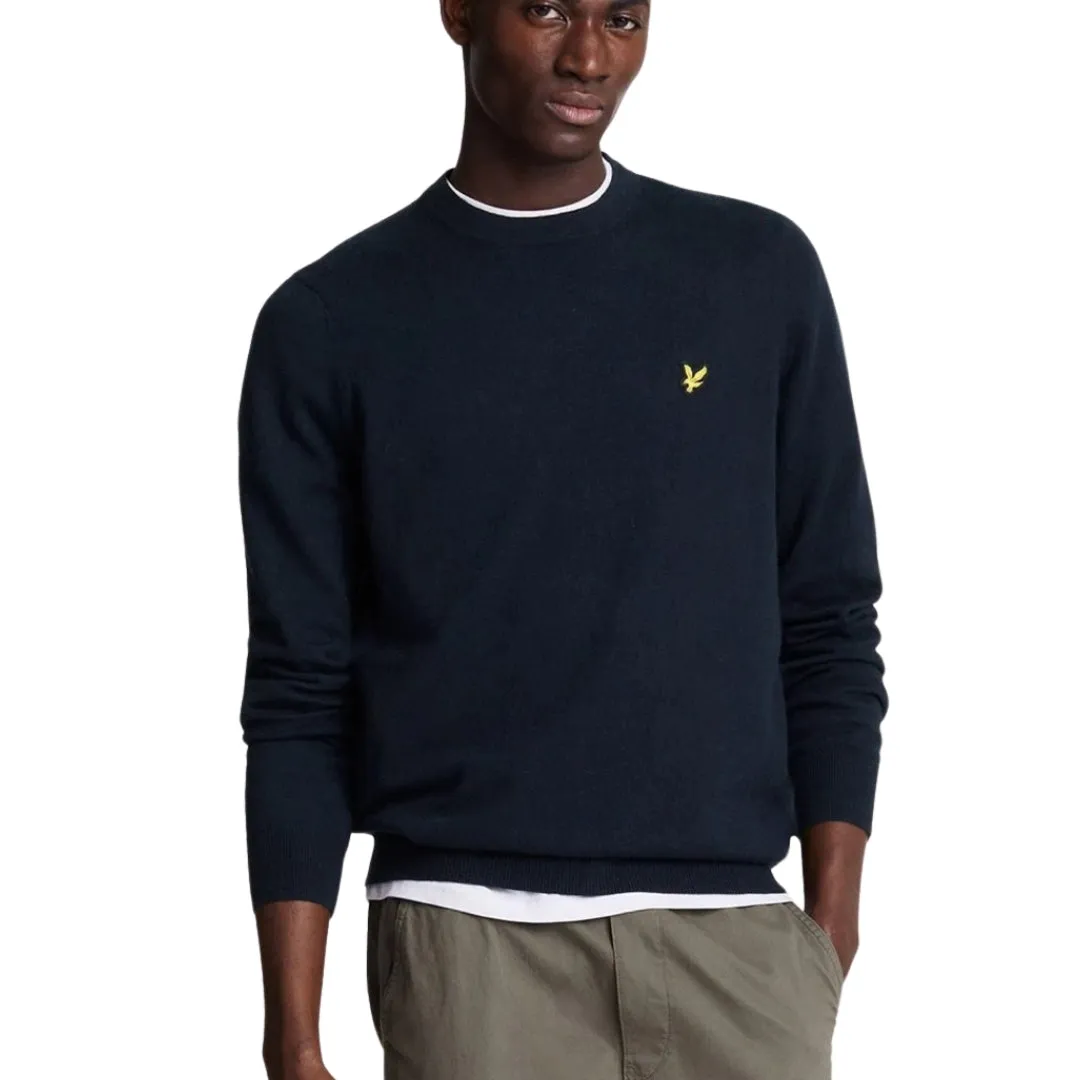 Lyle & Scott Crew Neck Dark Navy Pull Over Jumper