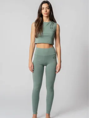 Lyocell High Waist Leggings | Rosemary Green