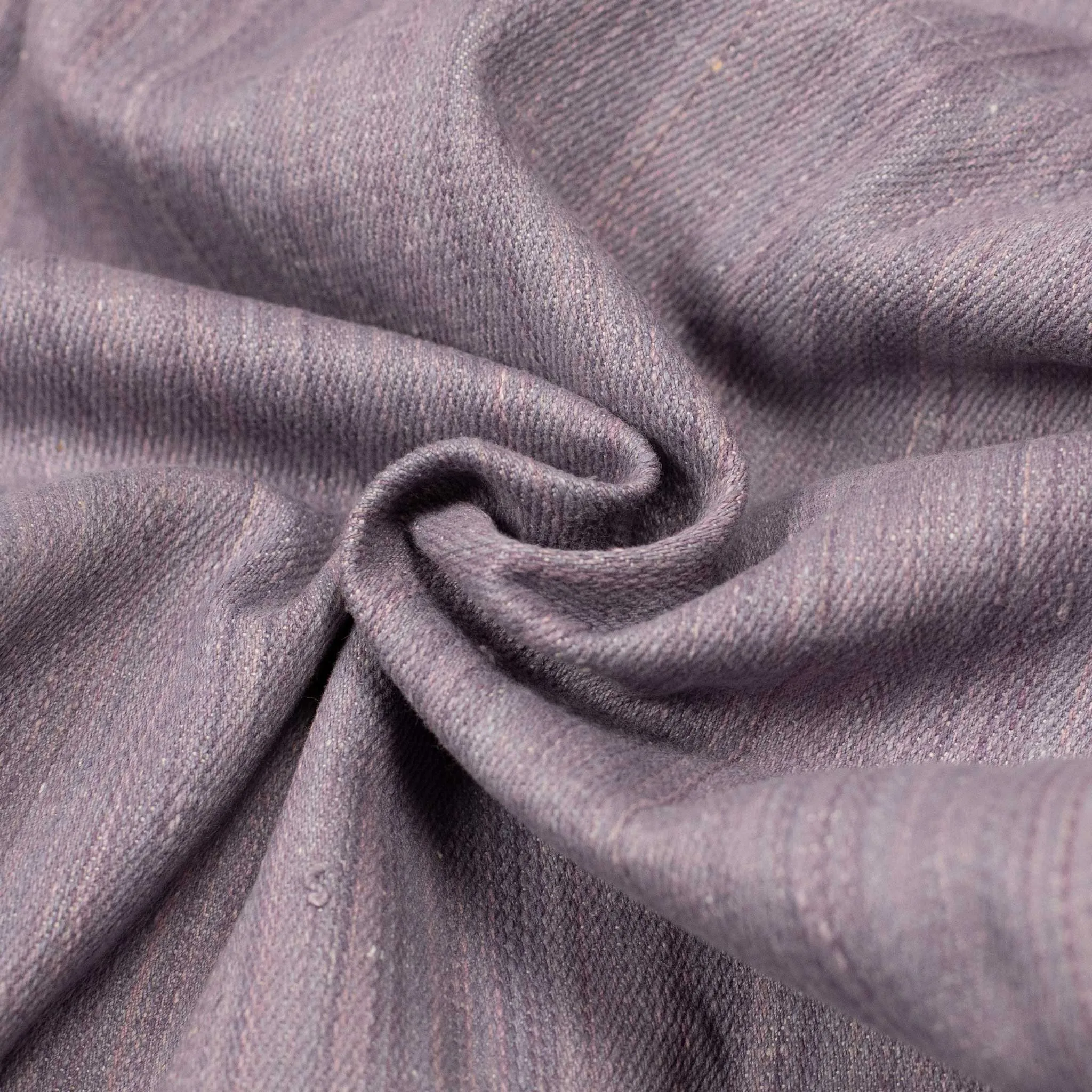 Mack track jacket in lavender handloomed khadi denim