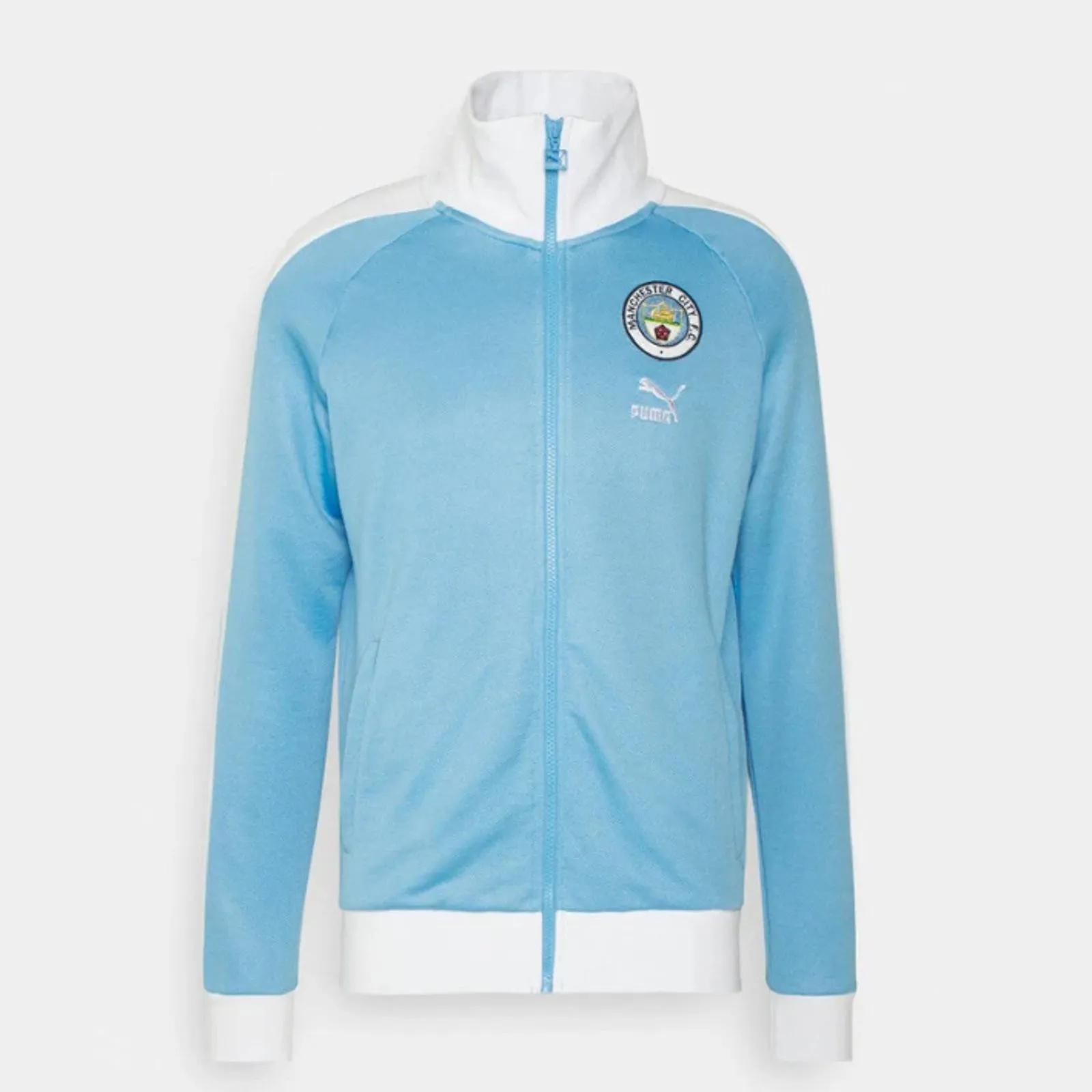 Manchester City FC 2023/24 Men's  Heritage T7 Track Jacket Football by Puma