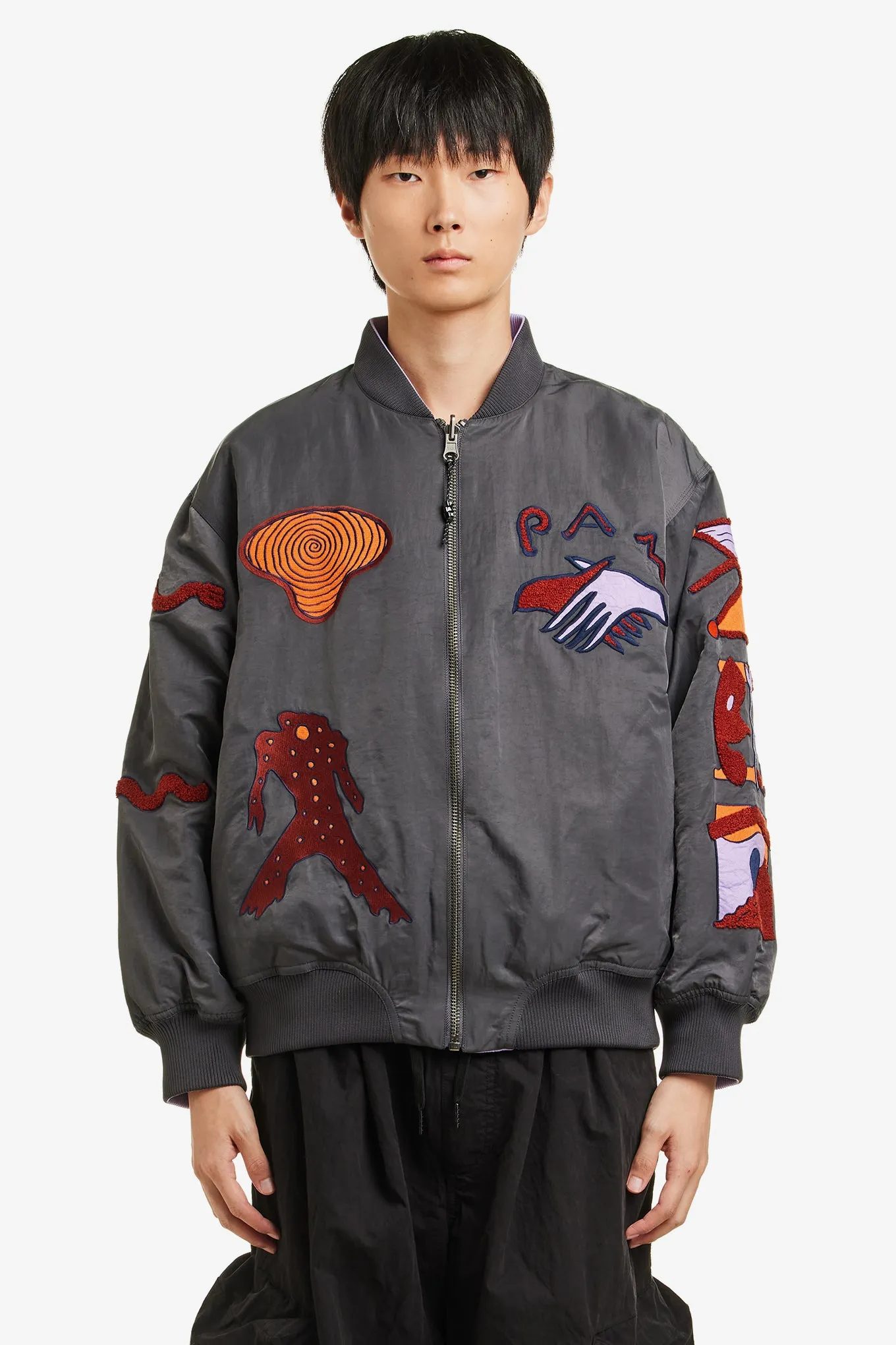 MARKINGS (SUSUMU MUKAI) REVERSIBLE BOMBER JACKET