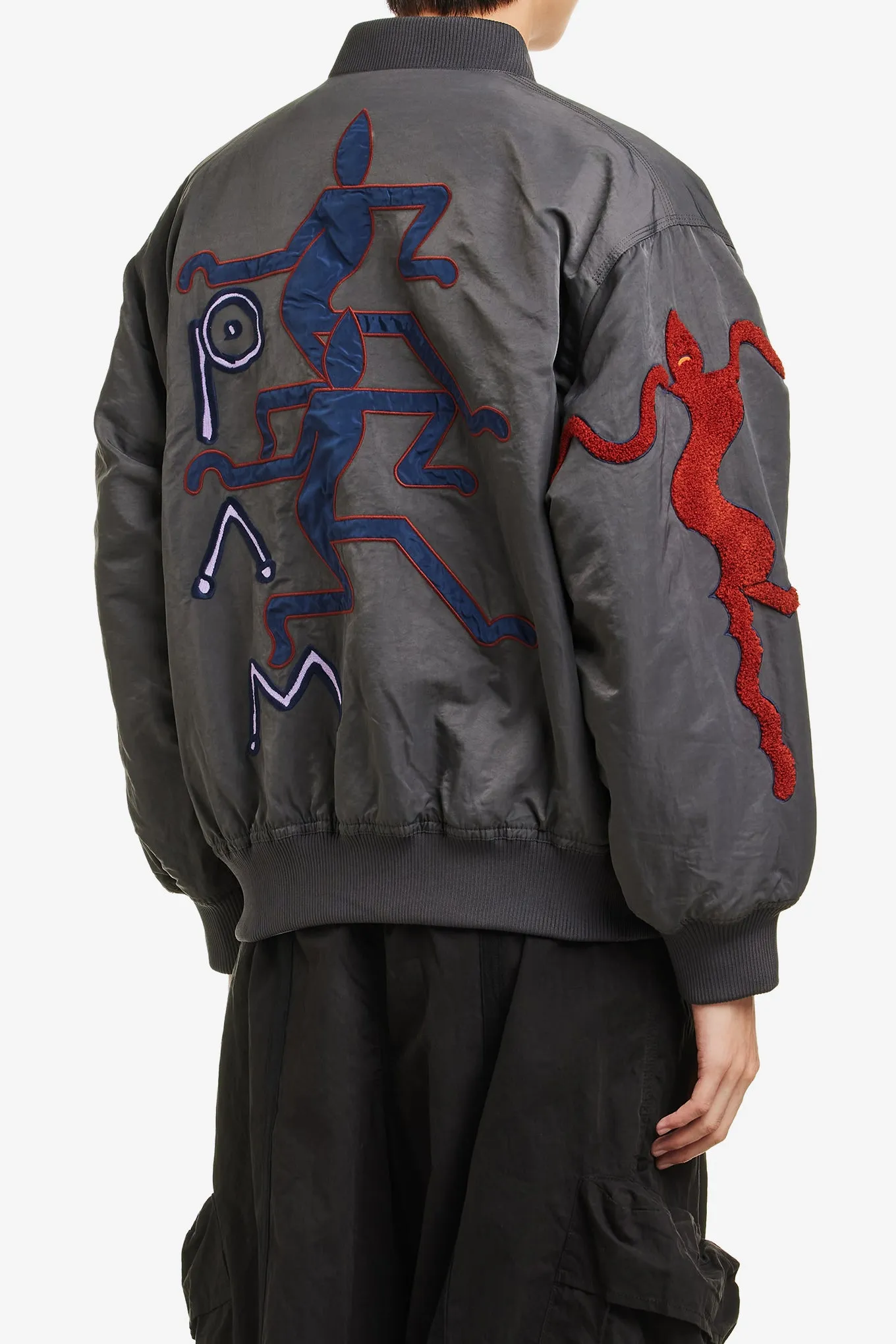 MARKINGS (SUSUMU MUKAI) REVERSIBLE BOMBER JACKET