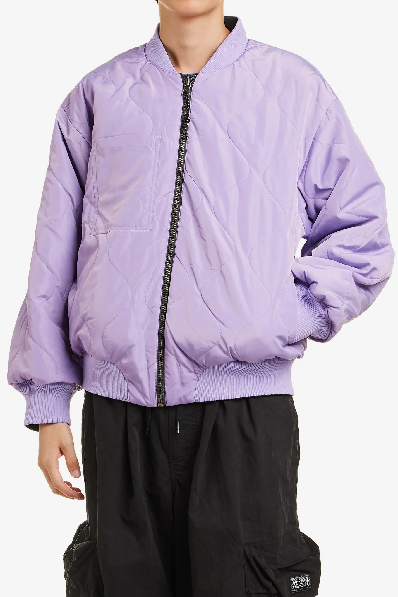 MARKINGS (SUSUMU MUKAI) REVERSIBLE BOMBER JACKET