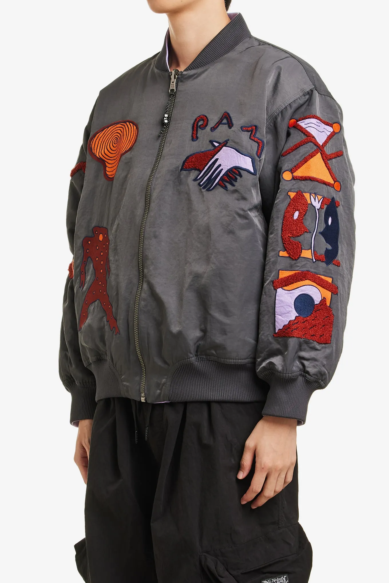 MARKINGS (SUSUMU MUKAI) REVERSIBLE BOMBER JACKET