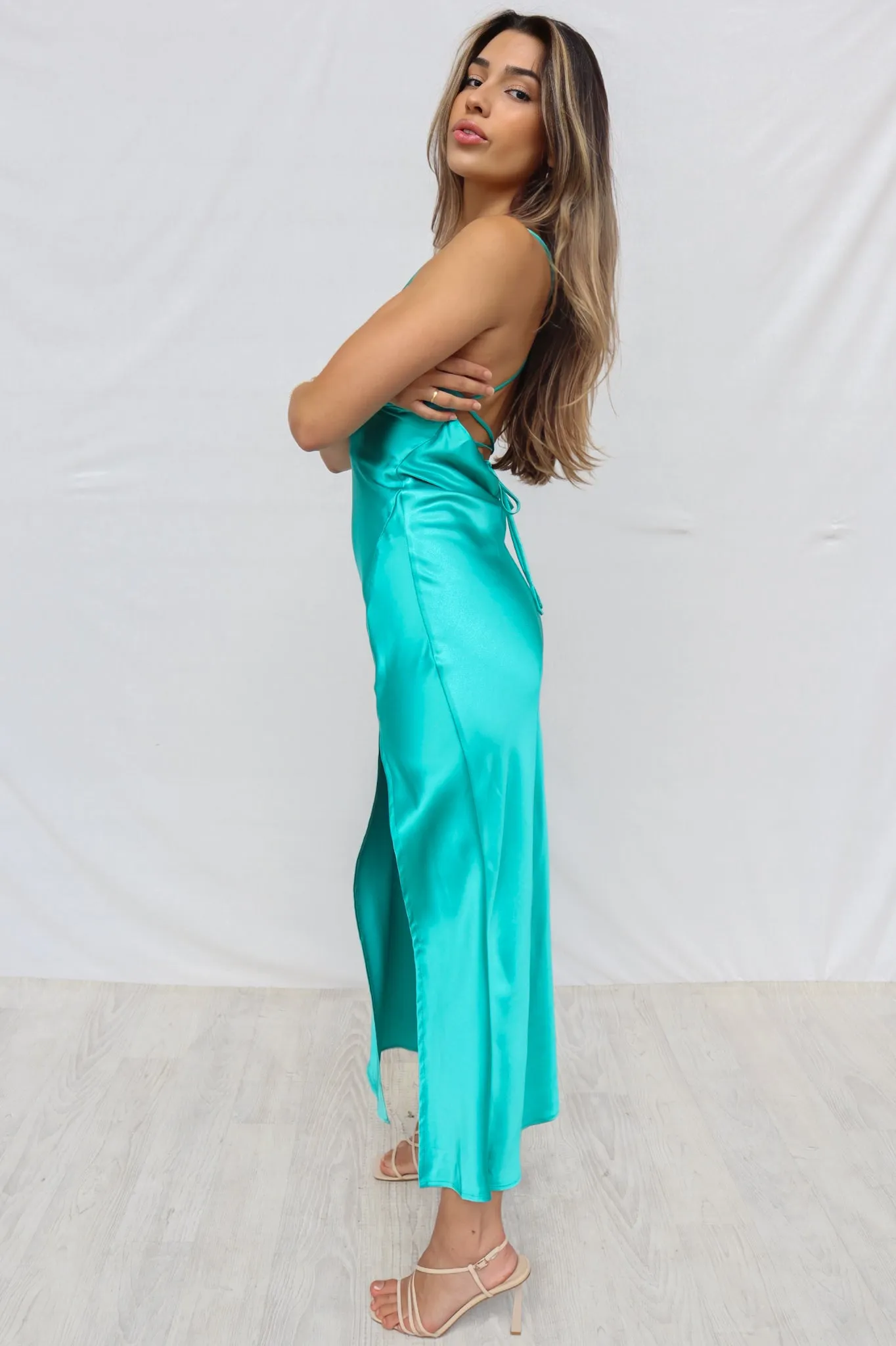 McKenna Maxi Dress - Green/Teal