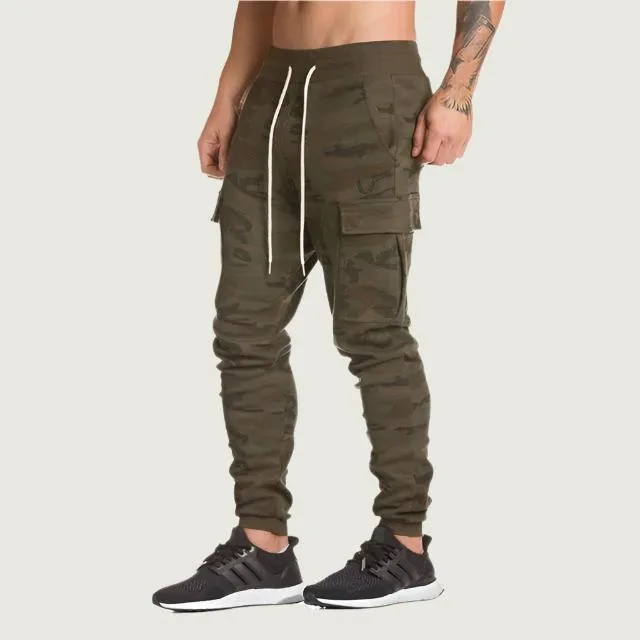 Men’s Camo Cargo Jogger Pants – Urban Streetwear Style