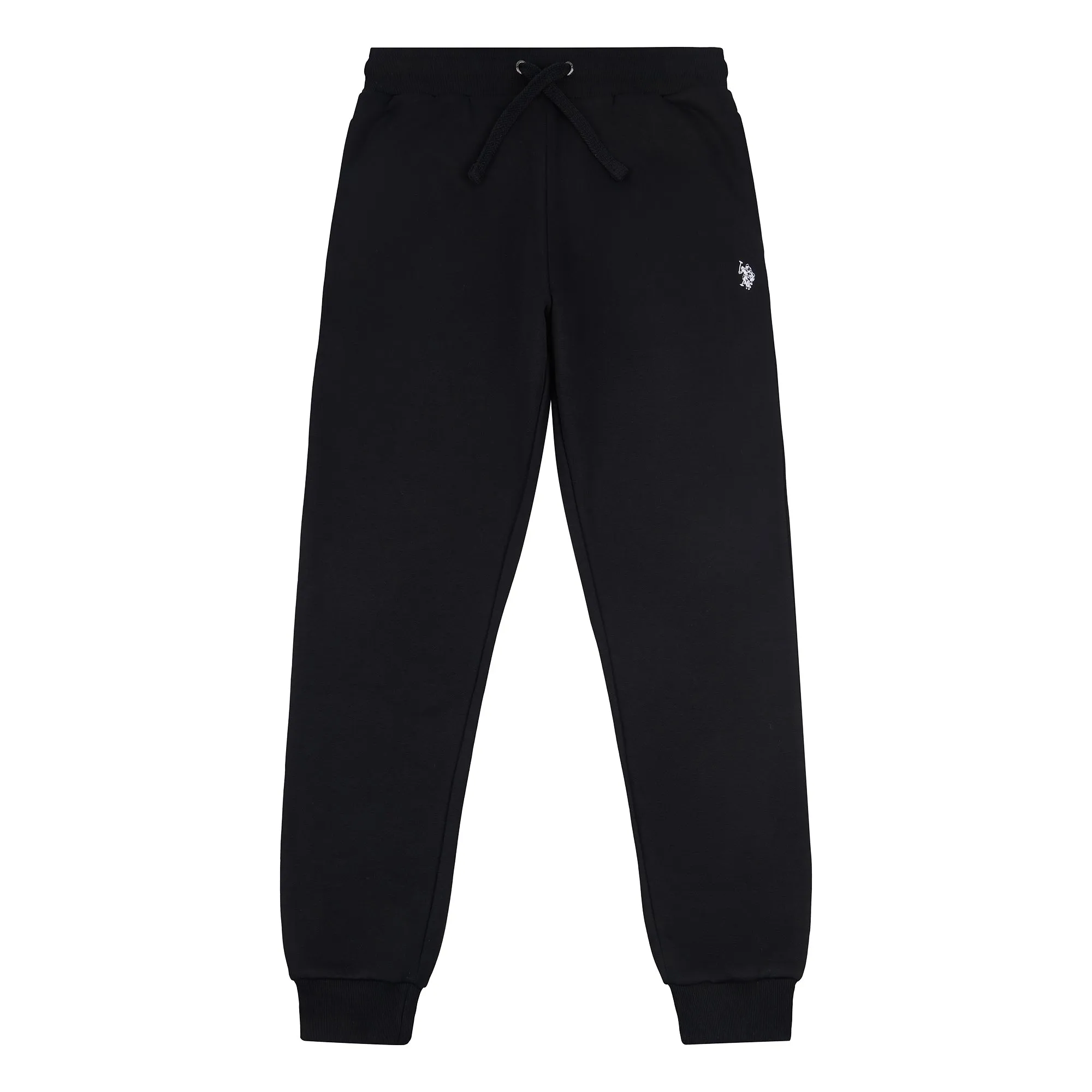 Mens Double Horsemen Joggers in Black Bright White DHM