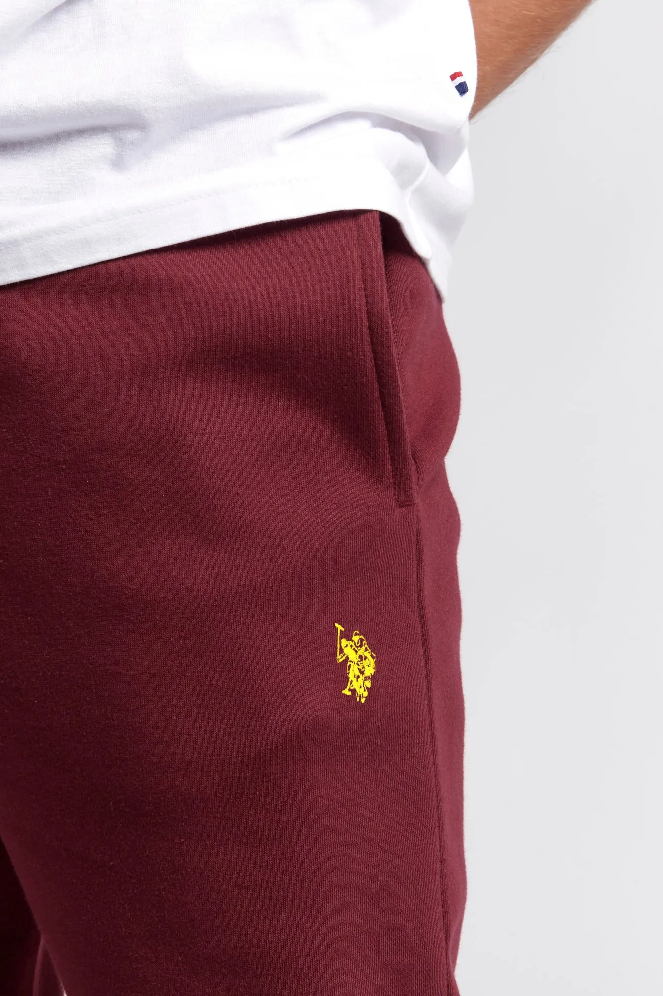 Mens Tipped Joggers in Windsor Wine