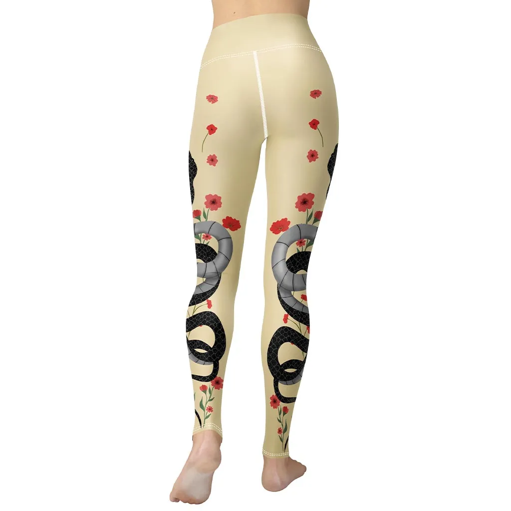 Midnight Serpent Yoga Leggings