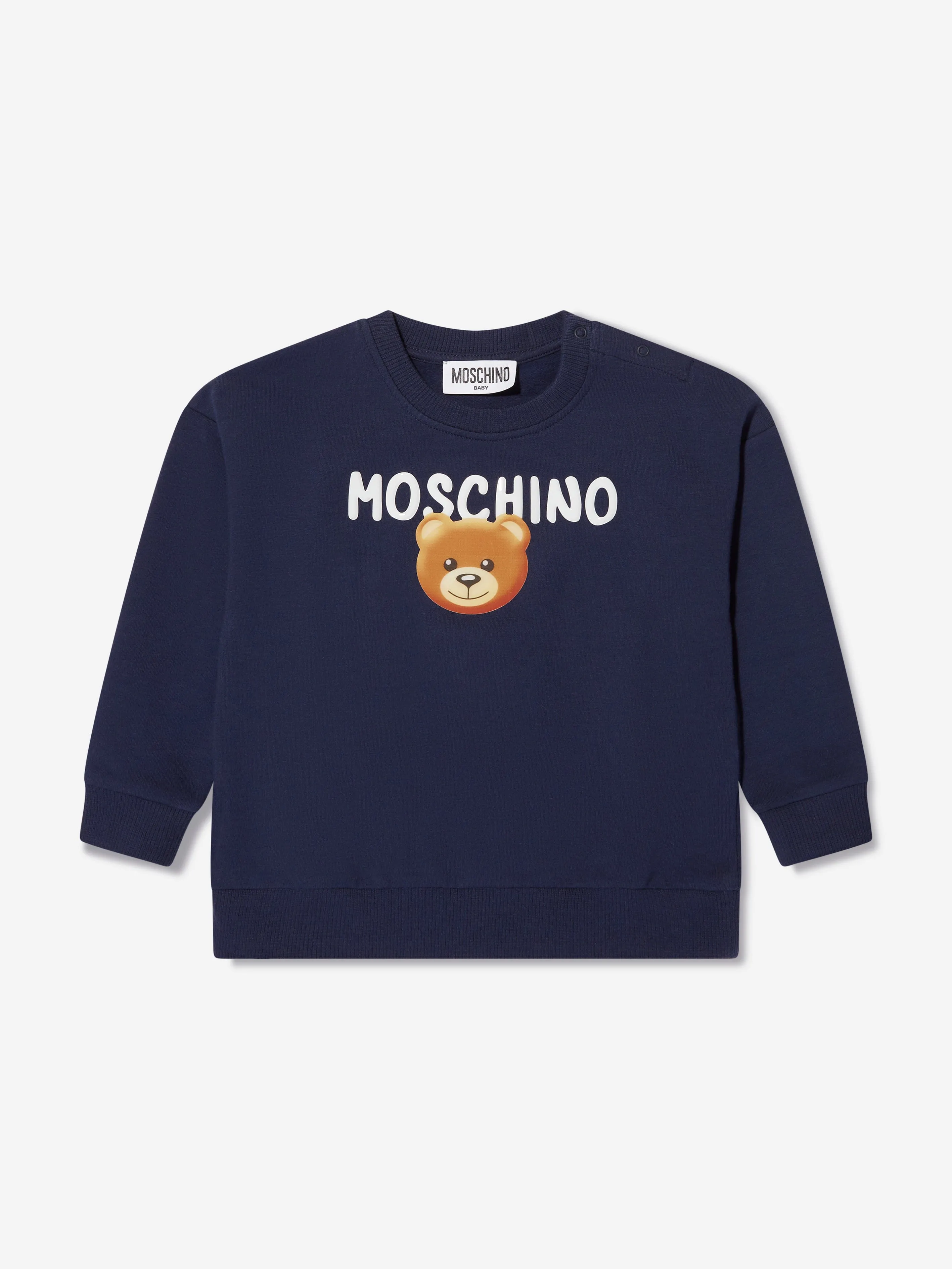 Moschino Baby Teddy Logo Tracksuit in Navy