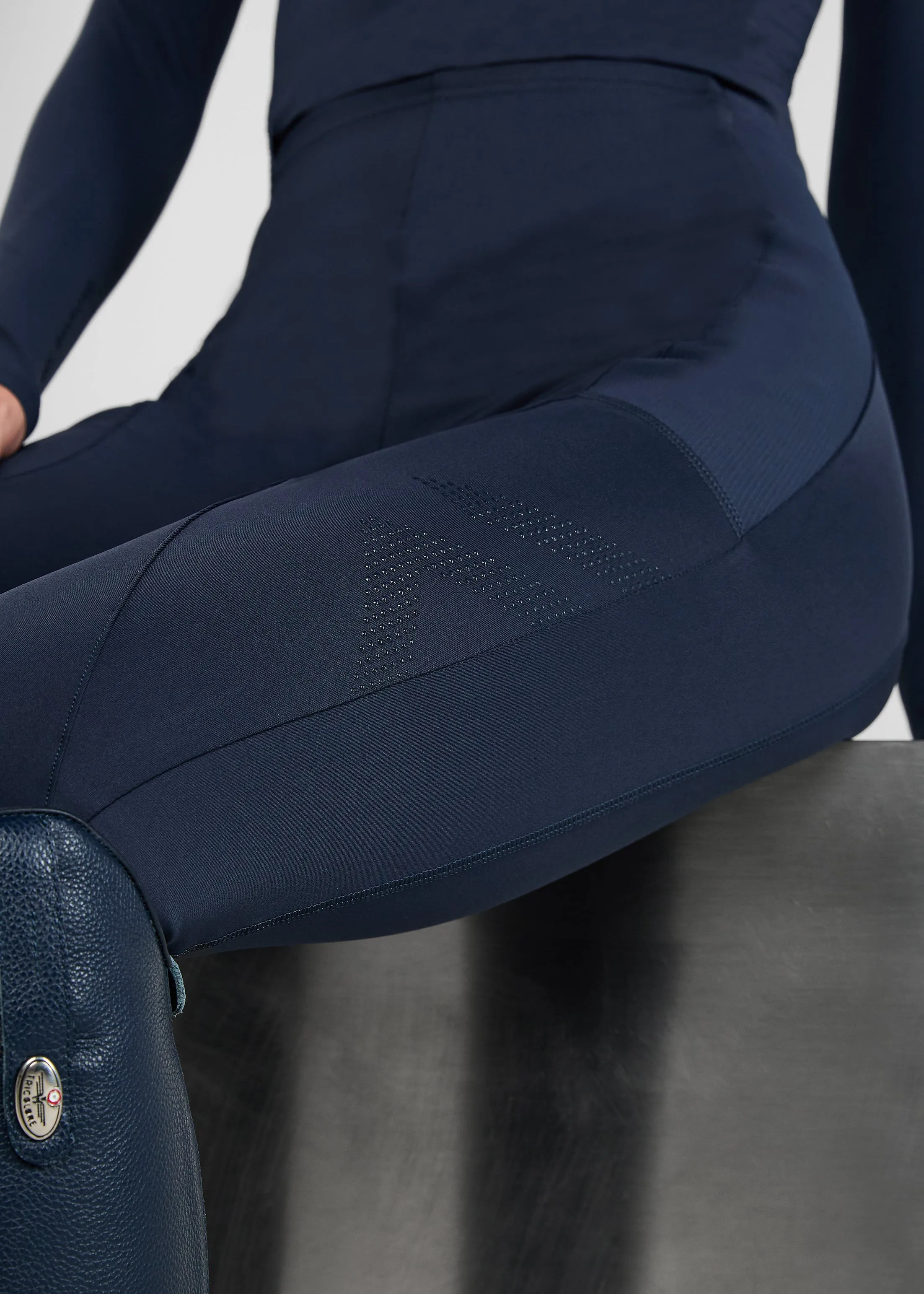 Navy Core Leggings Knee Grip