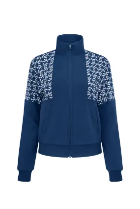 Navy White Track Suit Jacket