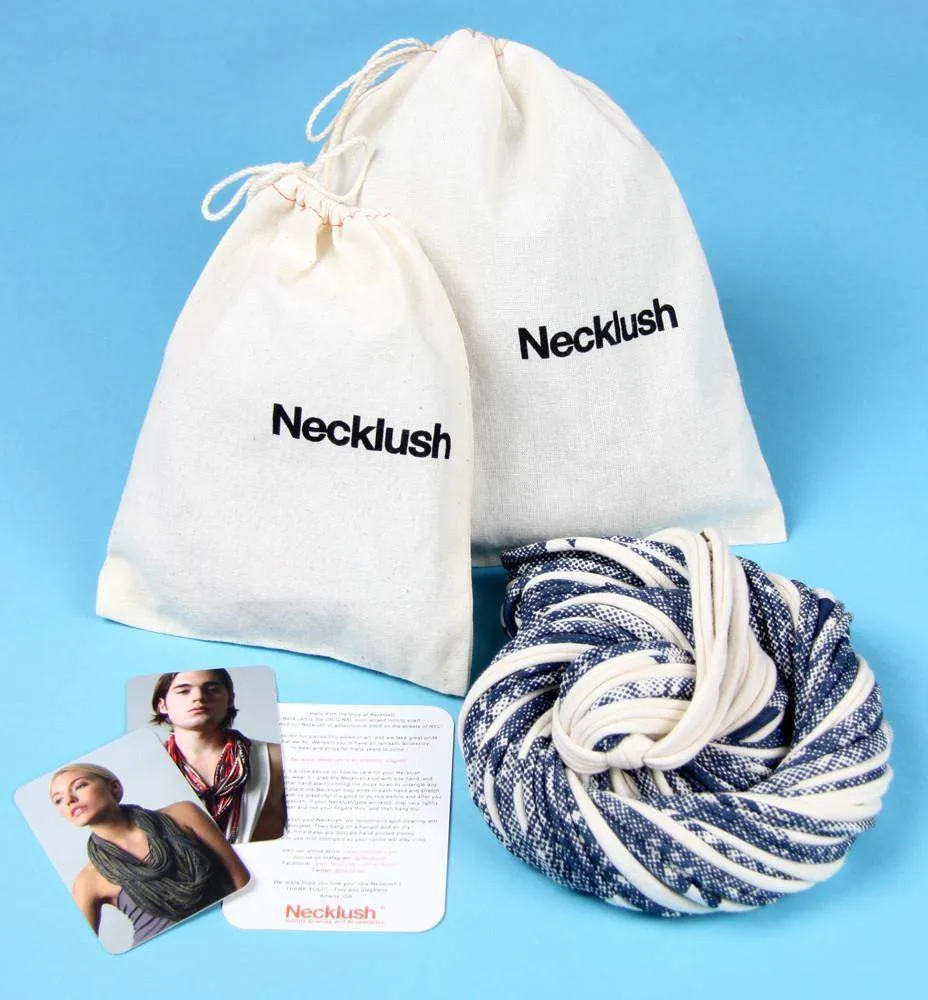 Necklush Infinity Scarf / Heather Blue / Unisex