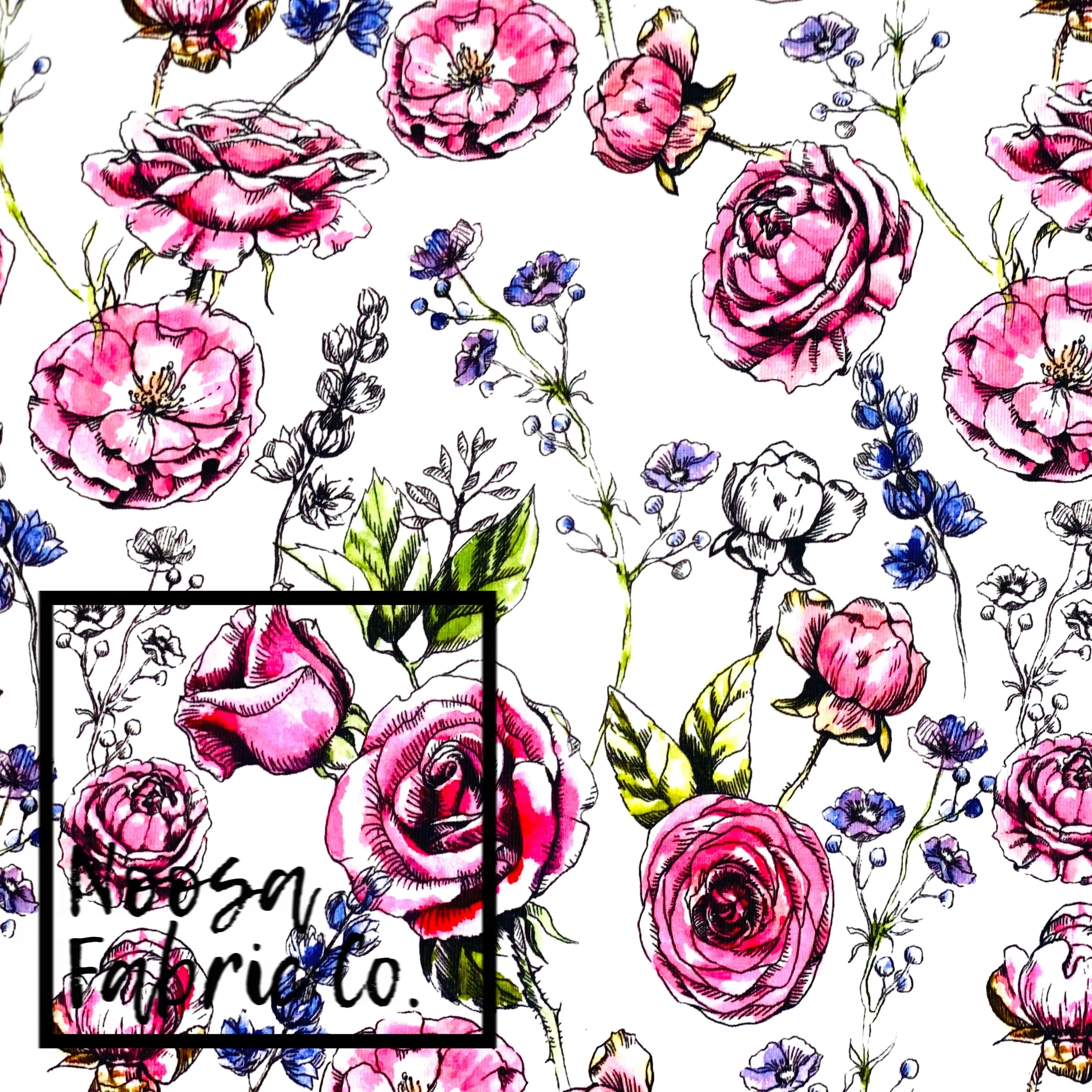 Nikki Cotton Lycra Digital Print Fabric