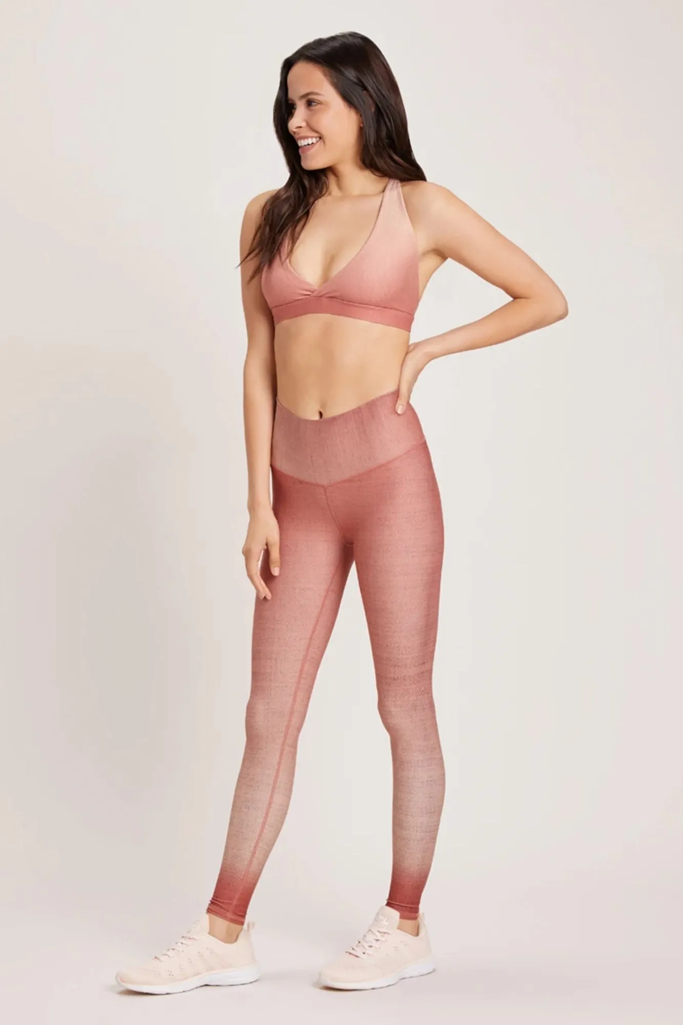 Niyama Sol Cactus Rose Dip Dye High Waist Legging