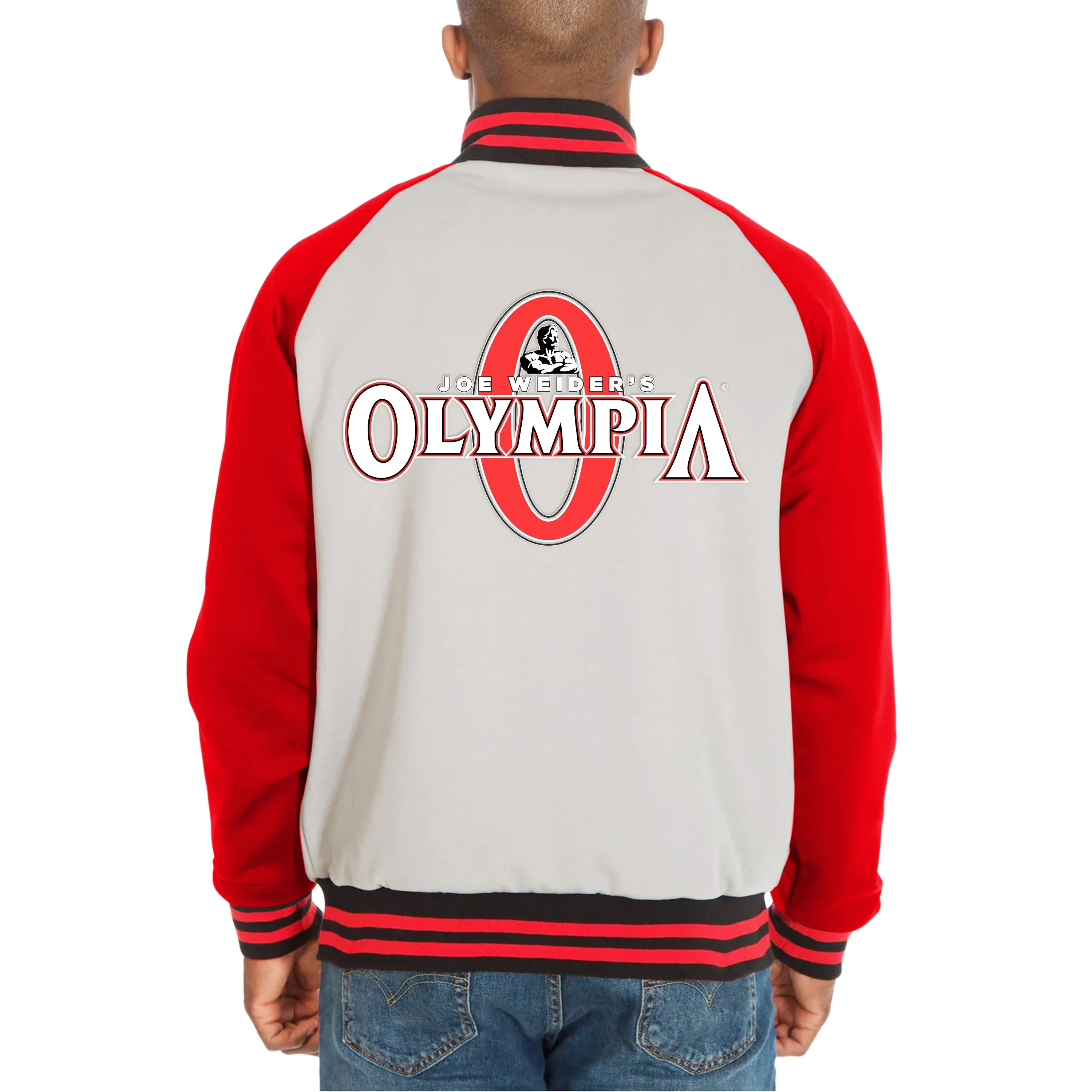 OIympia  Reversible Track Jacket Grey/Red