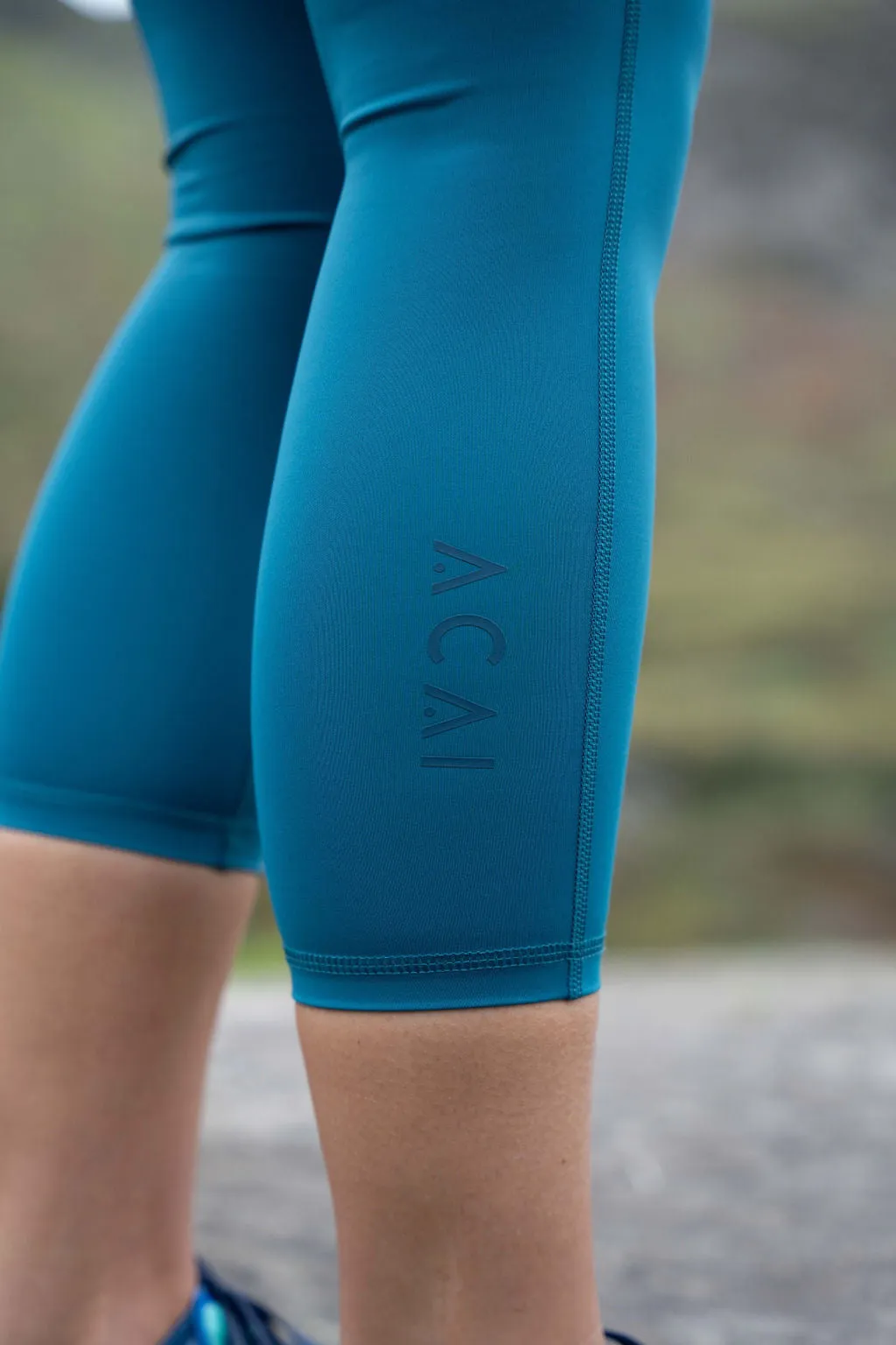 On The Go Leggings - 7/8 Length - Teal