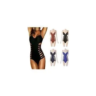 One Piece Bodysuit Backless Swimwear.