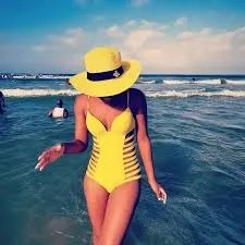 One Piece Bodysuit Backless Swimwear.