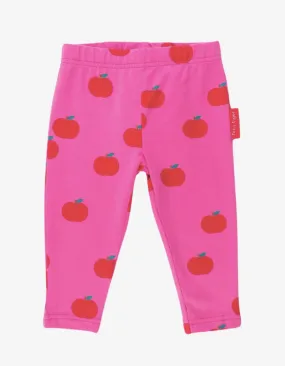 Organic Apple Print Leggings