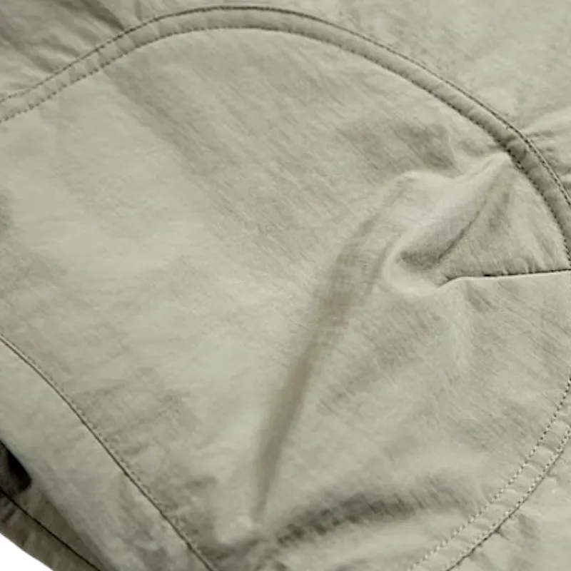 Padded shirt jacket with water resistant finish