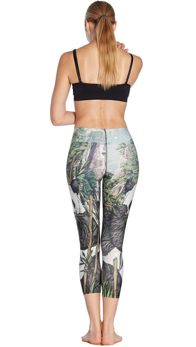 Panda - Triathlon Capri Leggings - CUSTOM ORDER