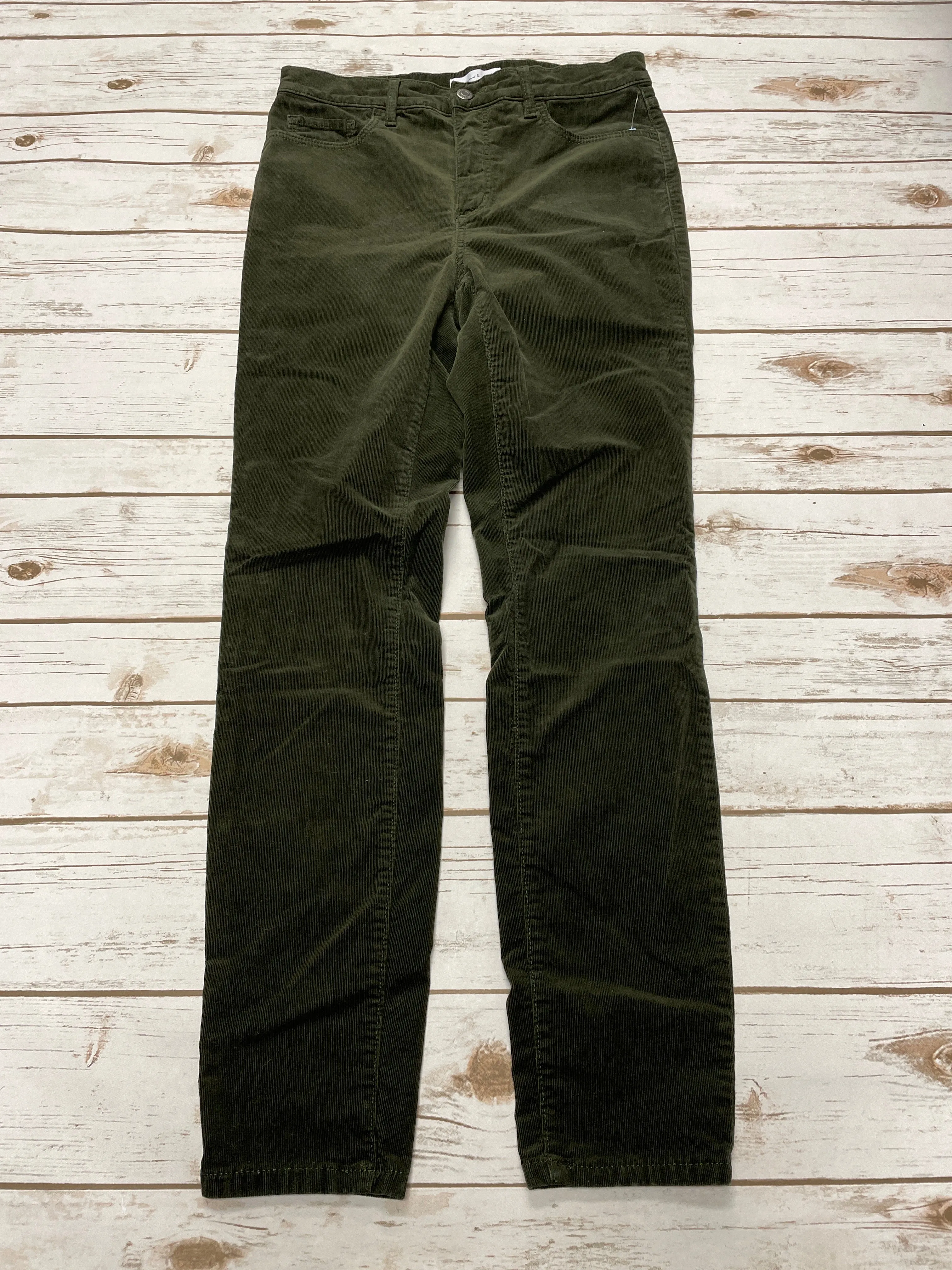 Pants Corduroy By Loft In Green, Size: 4