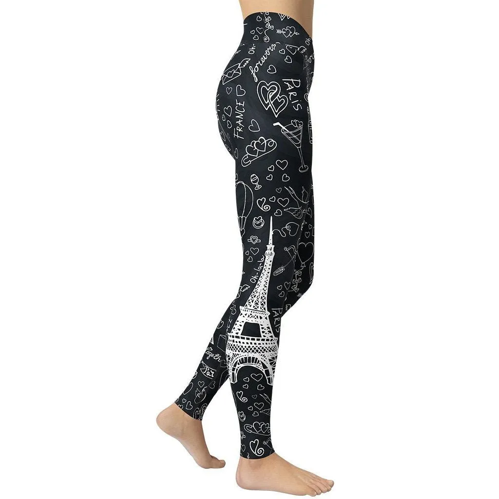 Paris Memories Yoga Leggings