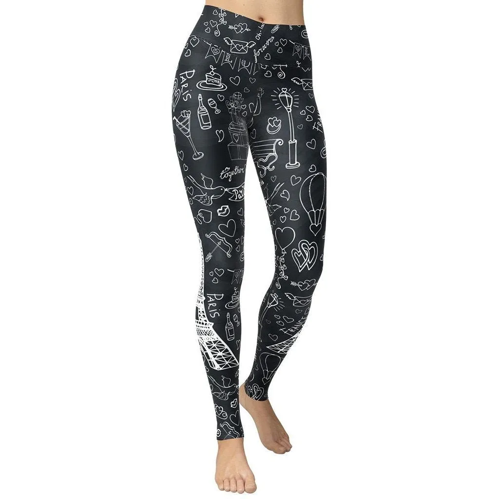 Paris Memories Yoga Leggings