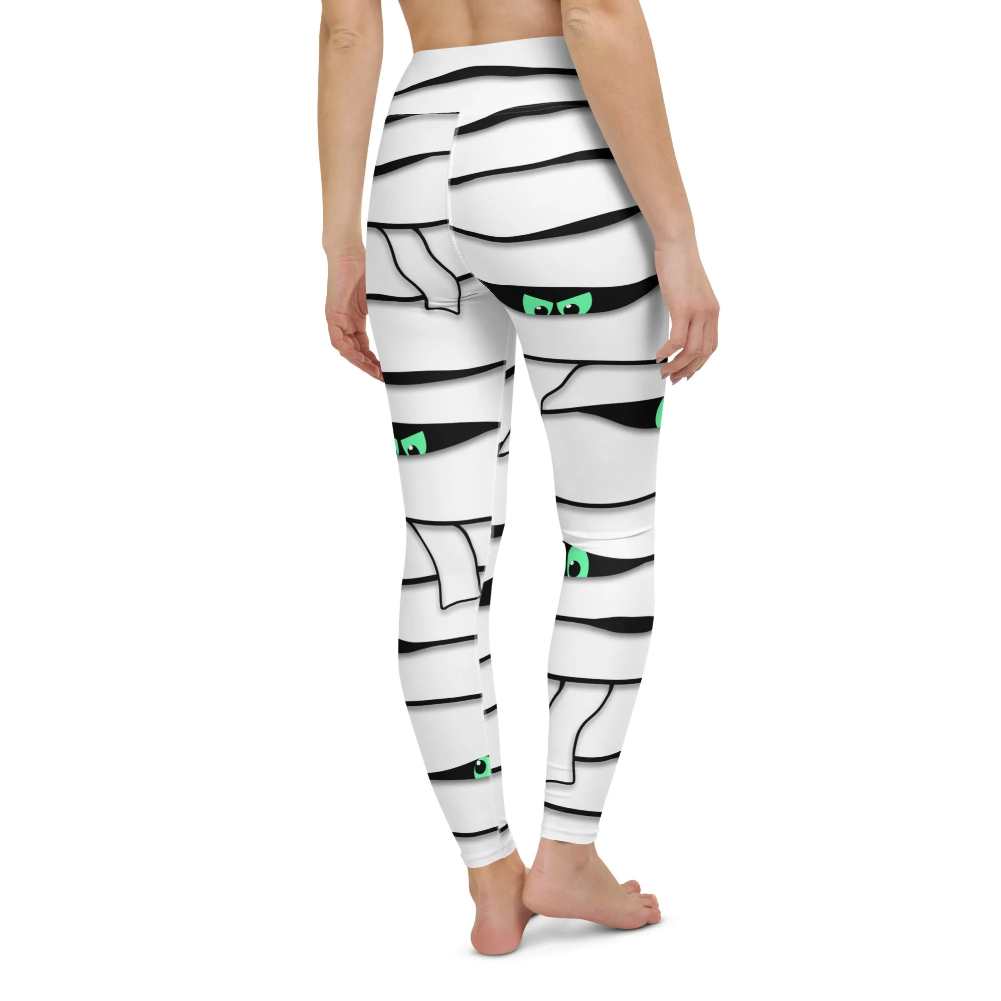 Peek-a-Boo Mummy Yoga Leggings