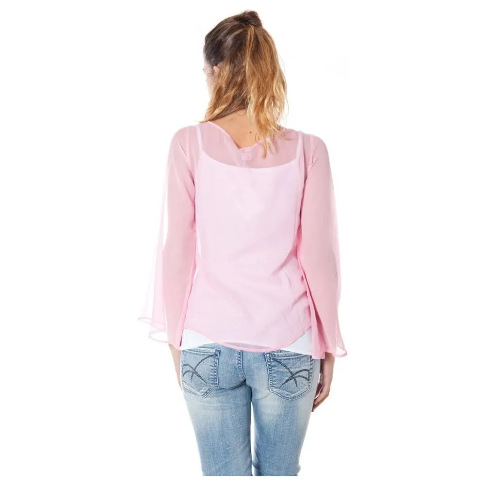 Phard Pink Silk Tops & T-Shirt