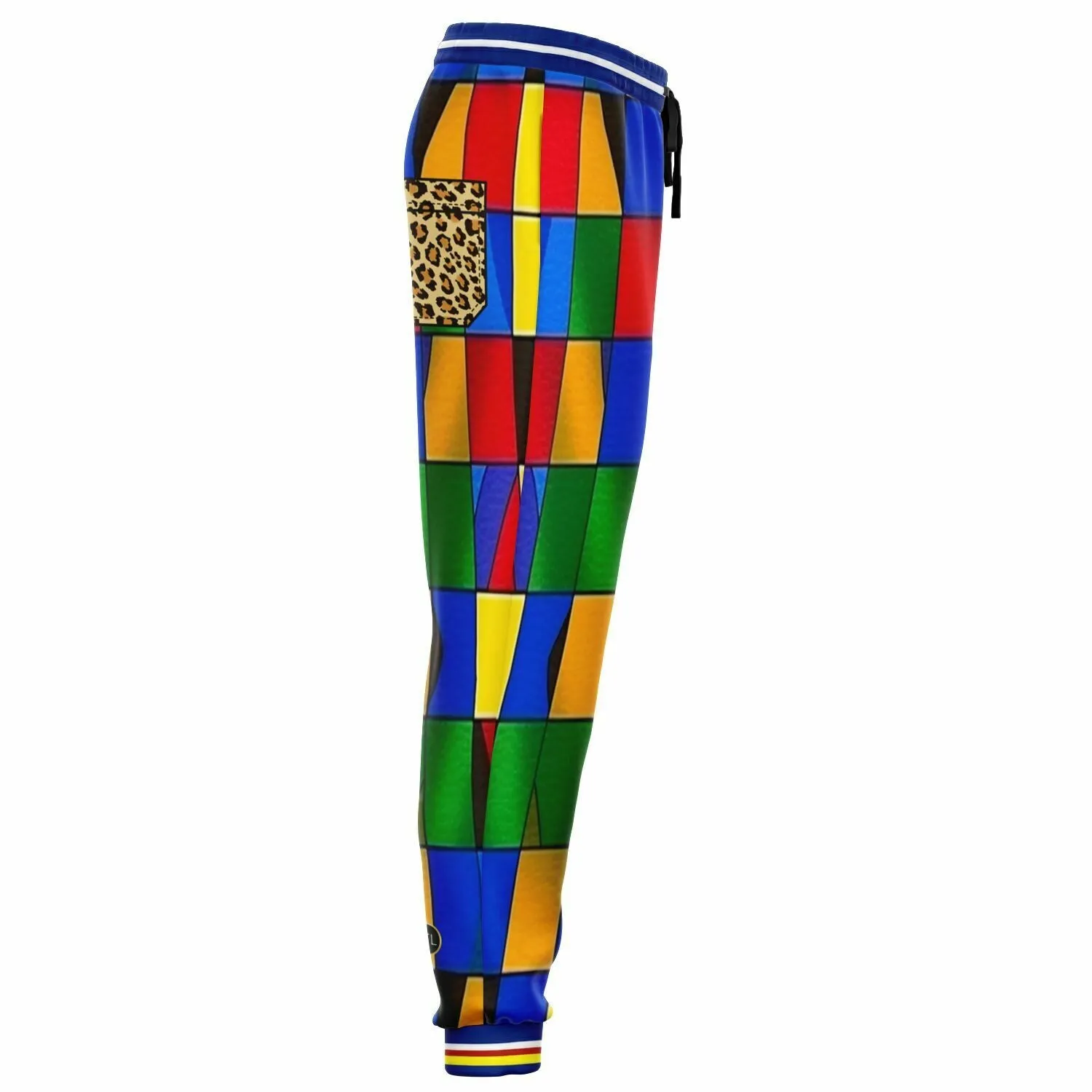 Picasso Primary Geometric Eco-Poly Unisex Joggers