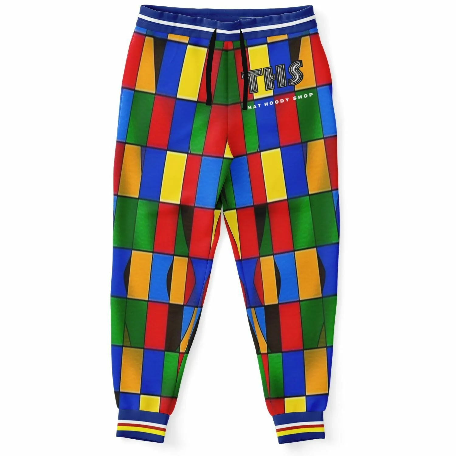 Picasso Primary Geometric Eco-Poly Unisex Joggers