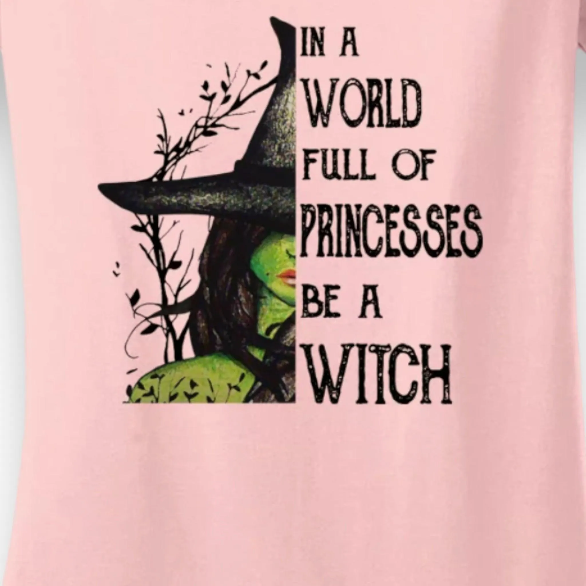 Pink Witchy Graphic Tee Plus Size