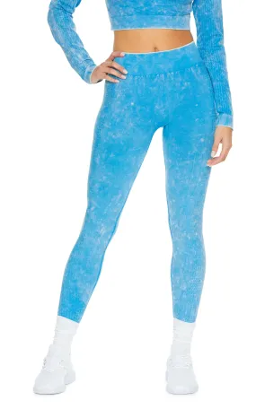 Power Move Seamless High-Waist Leggings | Powerwash Hi-Litr Blue