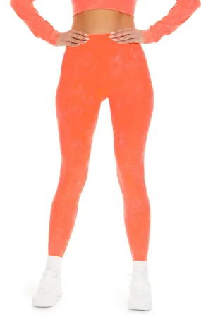 Power Move Seamless High-Waist Leggings | Powerwash Hi-Litr Orange