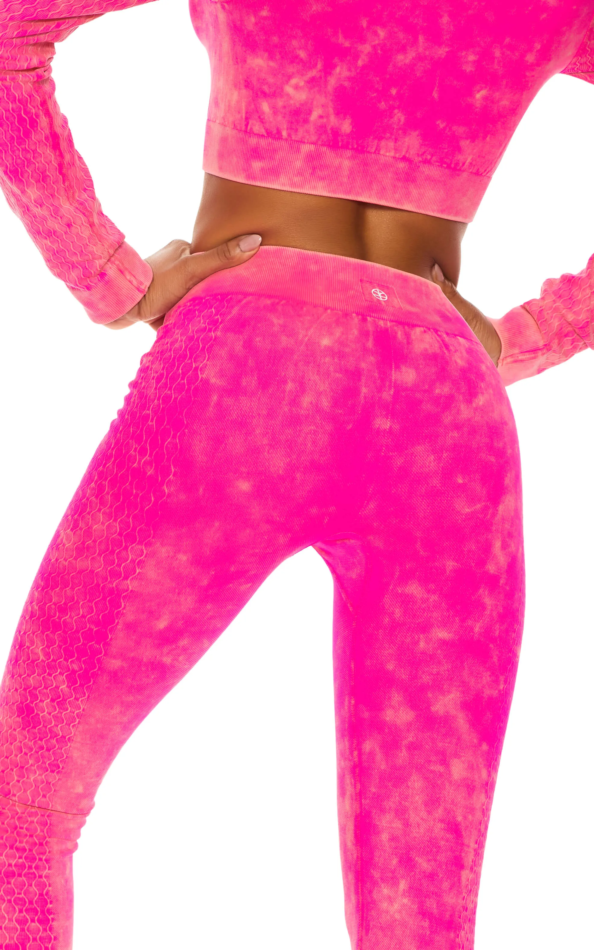 Power Move Seamless High-Waist Leggings | Powerwash Hi-Litr Pink