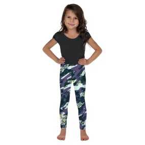 Purple Camouflage Kid's Leggings