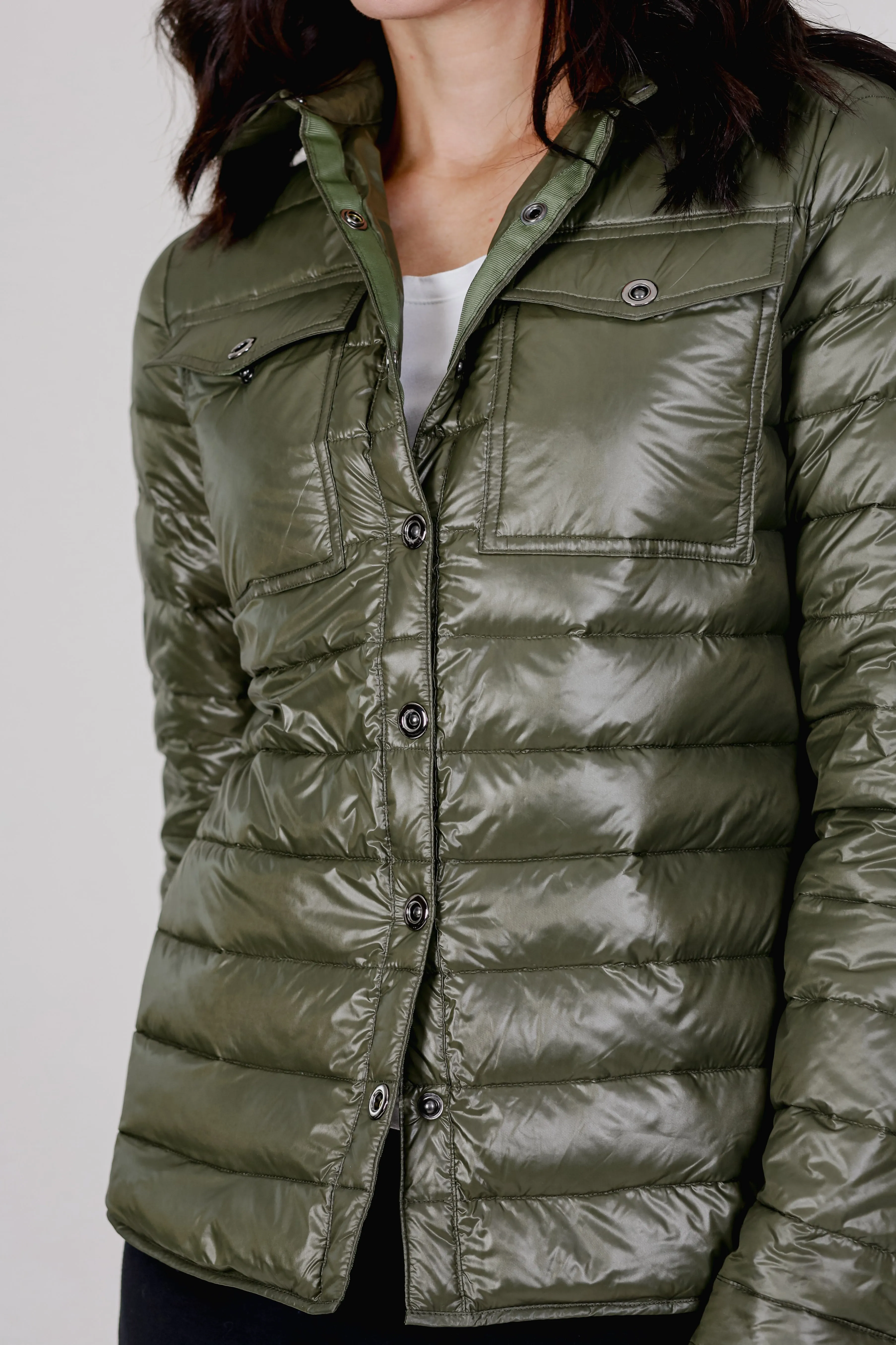 Quilted Shirt Jacket